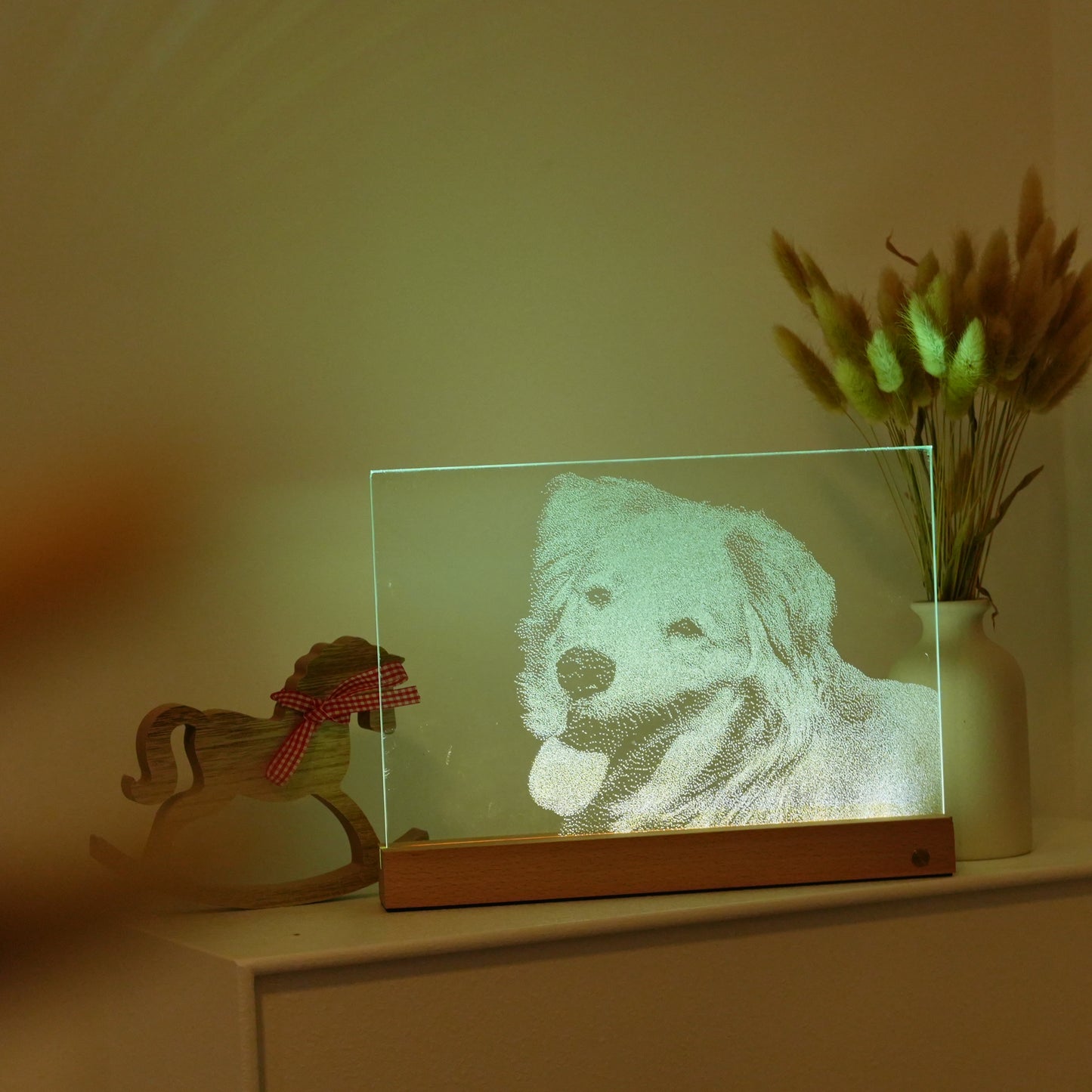 Custom Cracked Glass Portrait